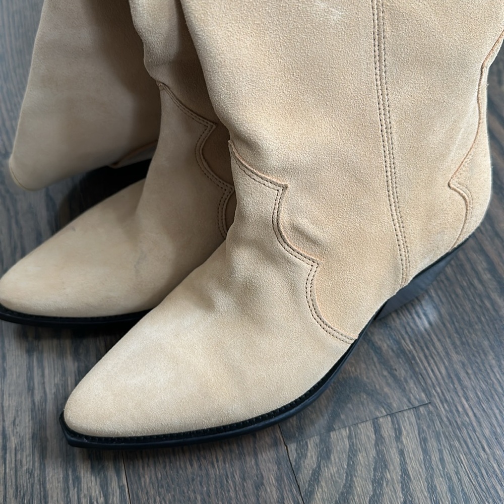 Isabel Marant Denvee Suede Knee-High Boots 38/8 - Picture 7 of 8